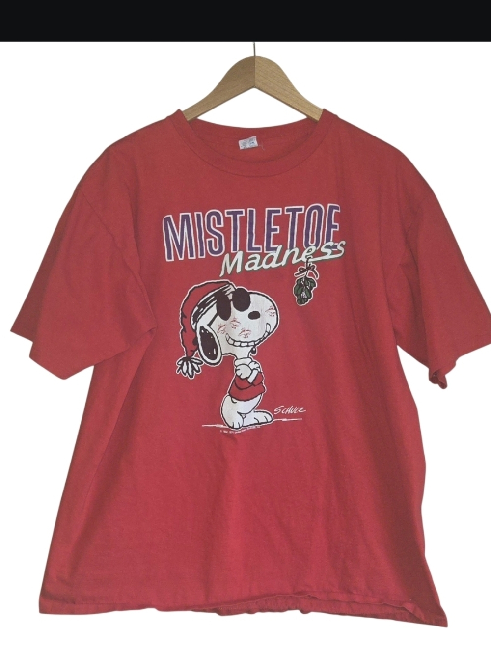 Snoopy Mistletoe Madness Tee